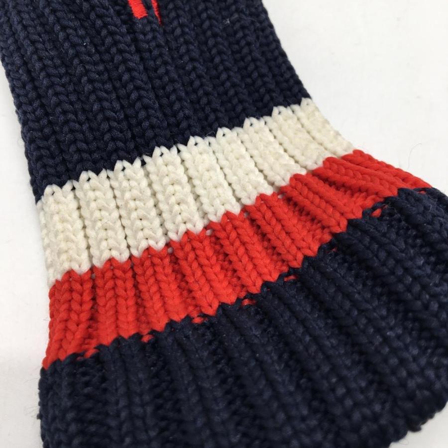 BEAMS GOLF（ビームス ゴルフ） ヘッドカバー(FW) ネイビー×レッド×白