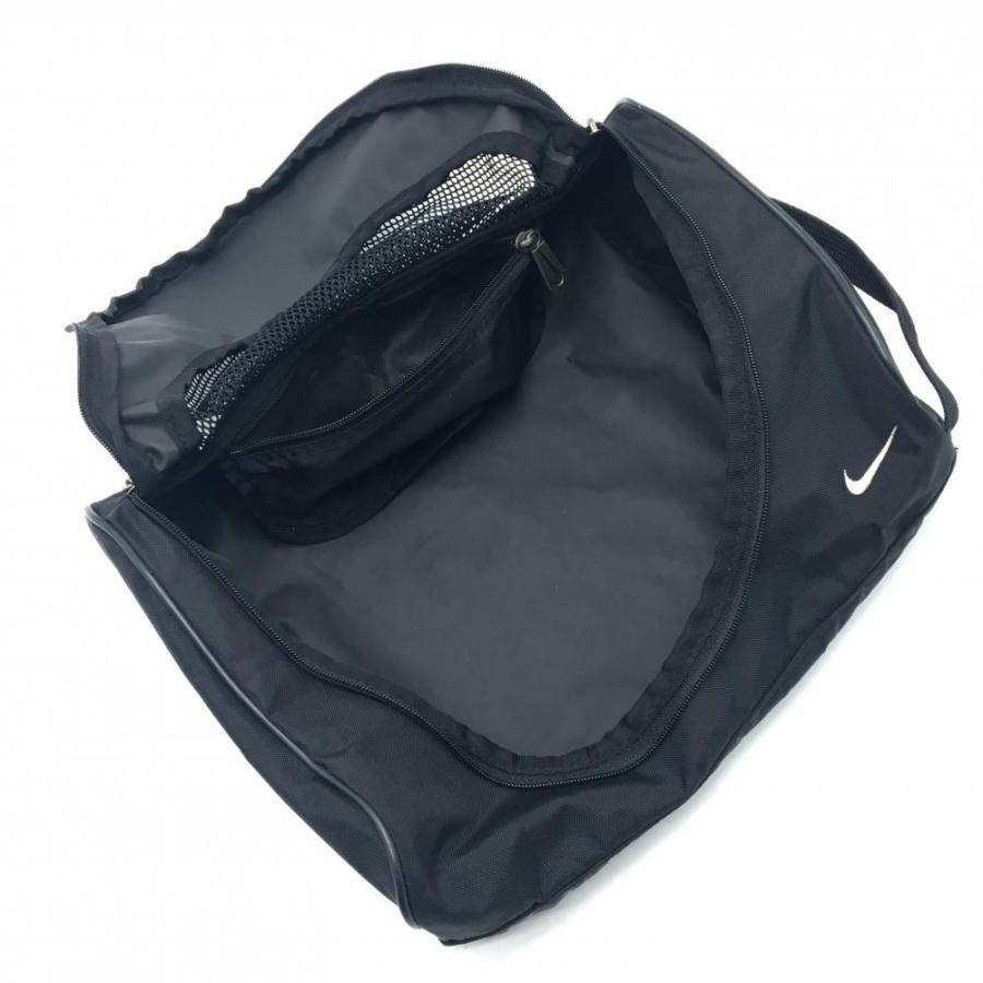 NIKE（ナイキ） 【美品】ナイキ シューズケース 黒 一部メッシュ ロゴ