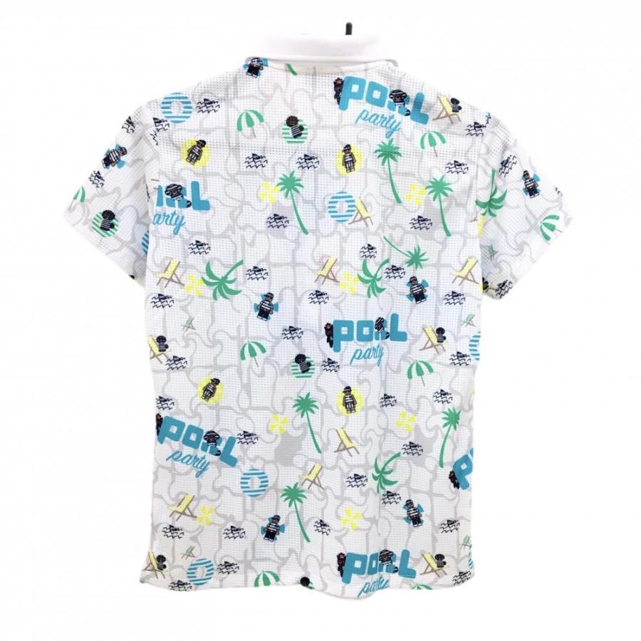 and per se（アンパスィ） 【新品】アンパスィ 半袖ポロシャツ 白