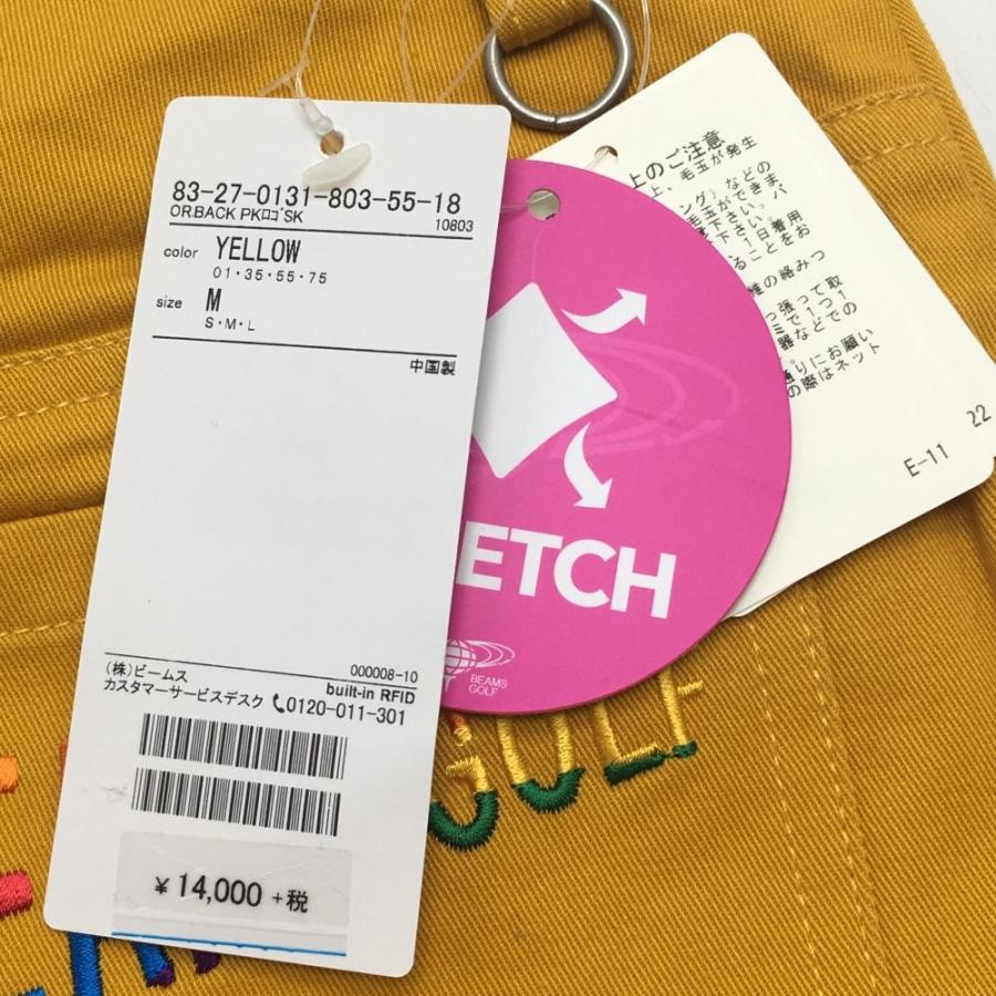 【新品】ビームスゴルフ スカート オレンジ ロゴ刺しゅうマルチカラー ストレッチ  レディース M ゴルフウェア BEAMS GOLF BEAMS GOLF（ビームス ゴルフ） 【新品】ビームスゴルフ スカート
