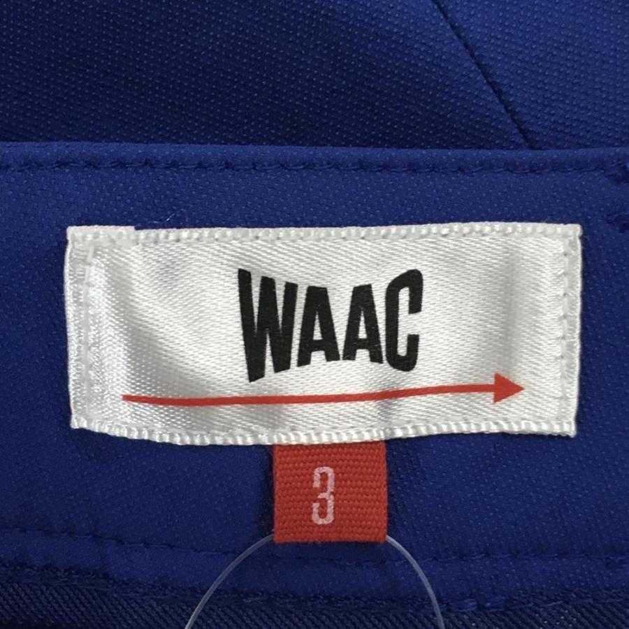 WAAC 【美品】ワック パンツ ブルー ストレッチ パンチングロゴ メンズ
