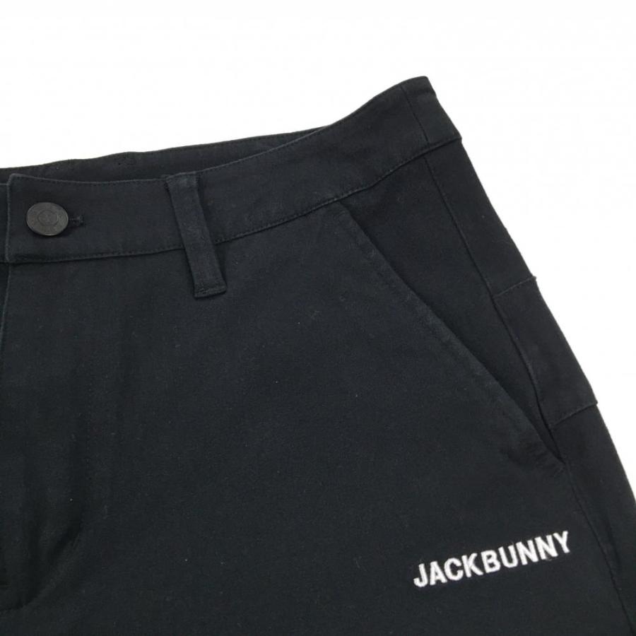 ☆新品☆Jack bunny ジャックバニー ストレッチパンツブラックM Jack Bunny!!（ジャックバニー） 【美品】ジャックバニー パンツ 黒×白