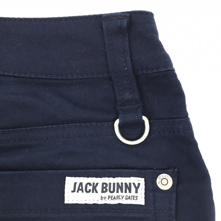 新品 パーリーゲイツ ジャックバニー 2WAYストレッチパンツ(6)LL/紺 Jack Bunny!!（ジャックバニー） 【美品】ジャックバニー パンツ 後