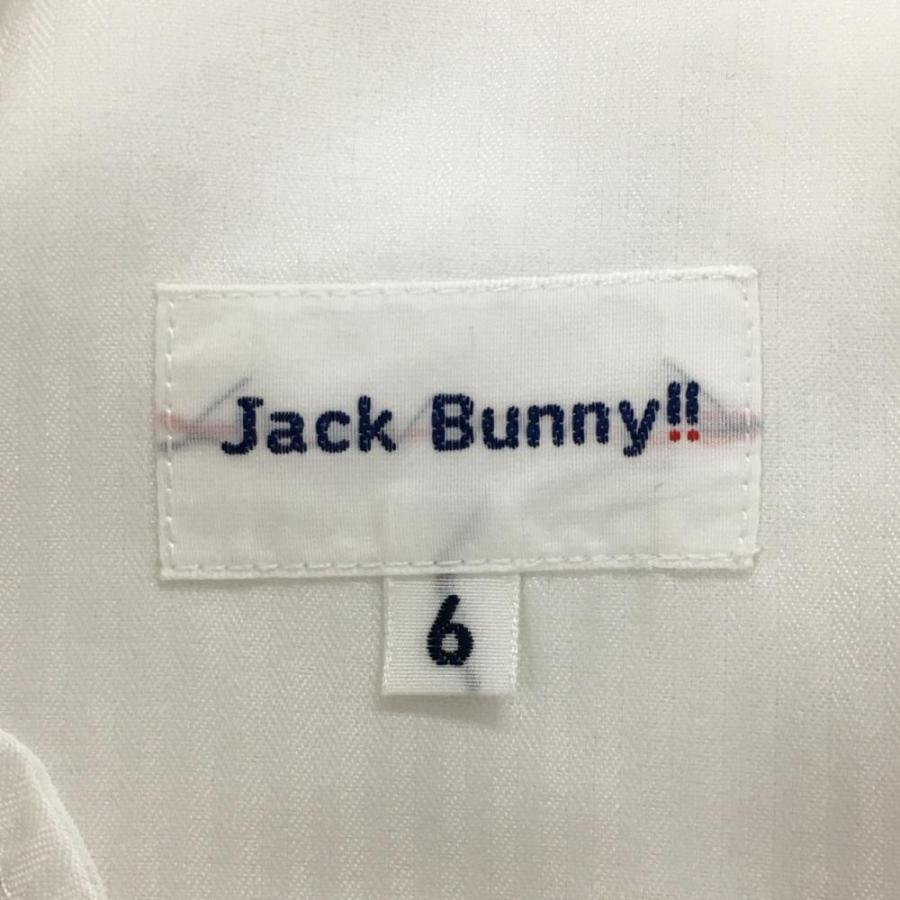 Jack Bunny!!（ジャックバニー） パンツ 白×黒 ヒップロゴ ストレッチ