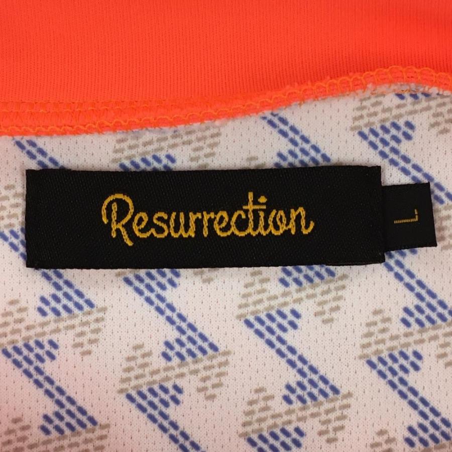 Resurrection 【超美品】レザレクション 半袖ハイネックシャツ 蛍光