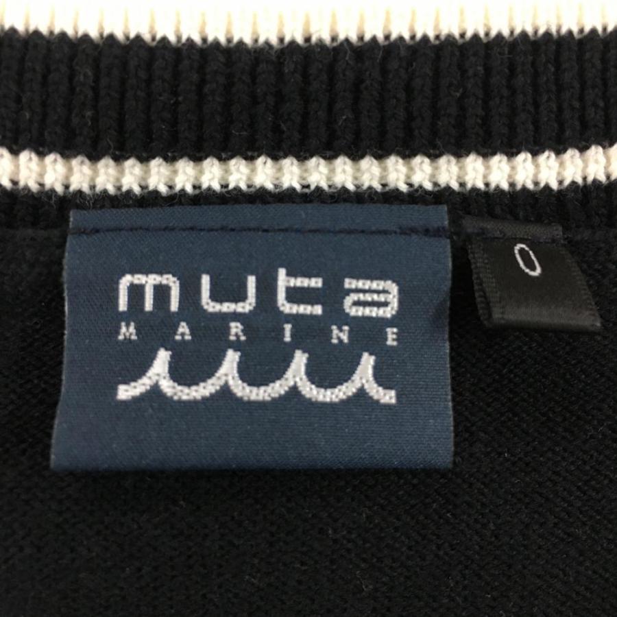 muta MARINE ムータマリン モールディング Vネックベスト 新品 muta MARINE（ムータマリン） 【超美品】ムータマリン ニットベスト 黒