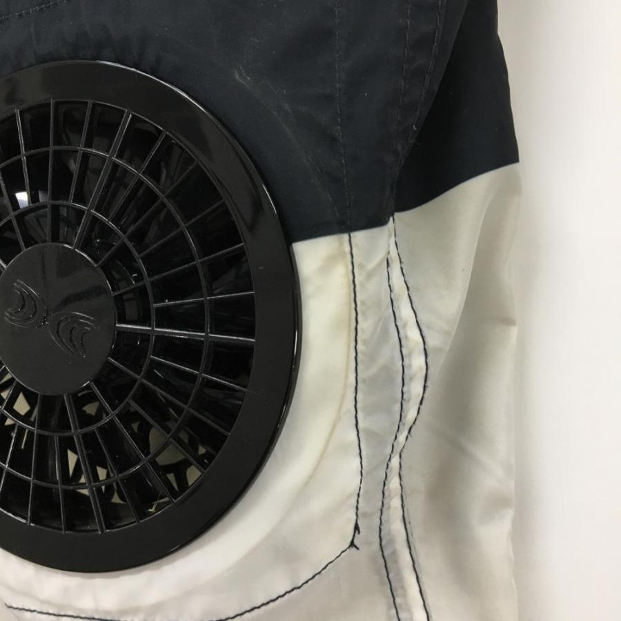 muta MARINE（ムータマリン） 空調ベスト 白×ネイビー ボーダー 通電
