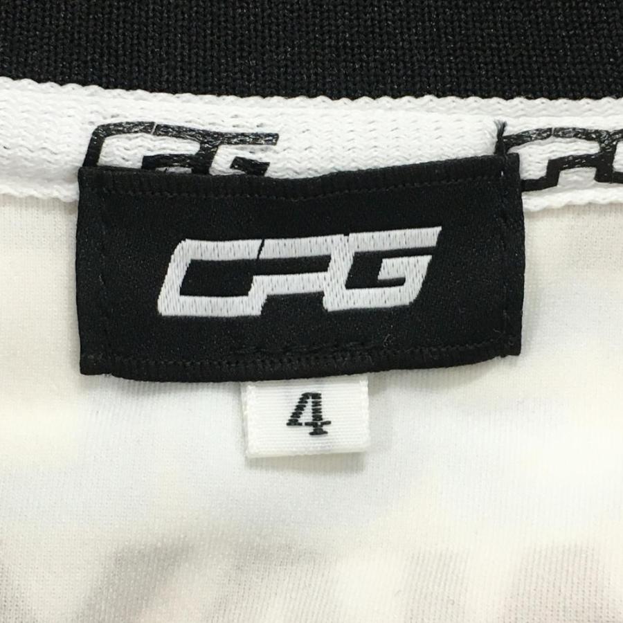 CPG GOLF 【新品】CPG ジャケット 白×黒 ロゴ総柄 ストレッチ メンズ 4