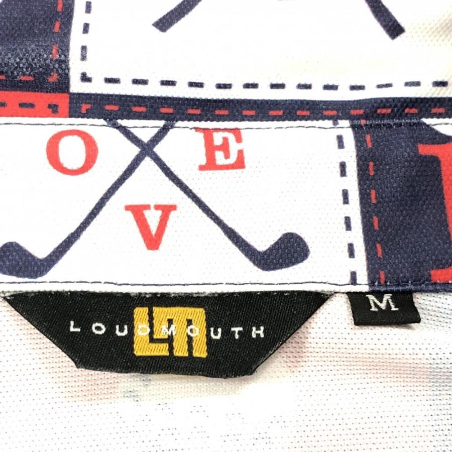 LOUDMOUTH（ラウドマウスゴルフ） ラウドマウス 半袖ポロシャツ レッド