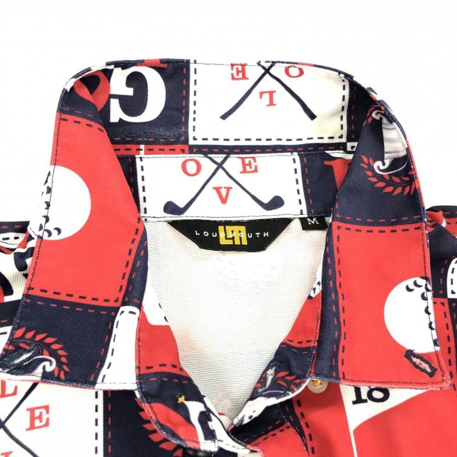 LOUDMOUTH（ラウドマウスゴルフ） ラウドマウス 半袖ポロシャツ レッド