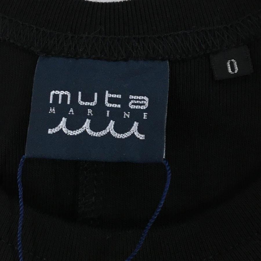 muta marine ムータマリン　ブラック カットソー　ワンピース 半袖 muta MARINE（ムータマリン） 【新品】ムータマリン 半袖ワンピース 黒