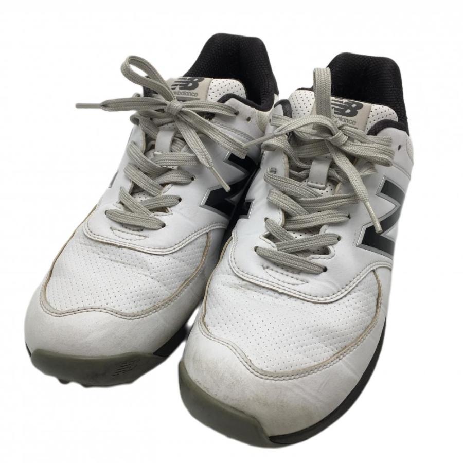 New Balance（ニューバランス） ゴルフシューズ 白×黒 MGS574W2