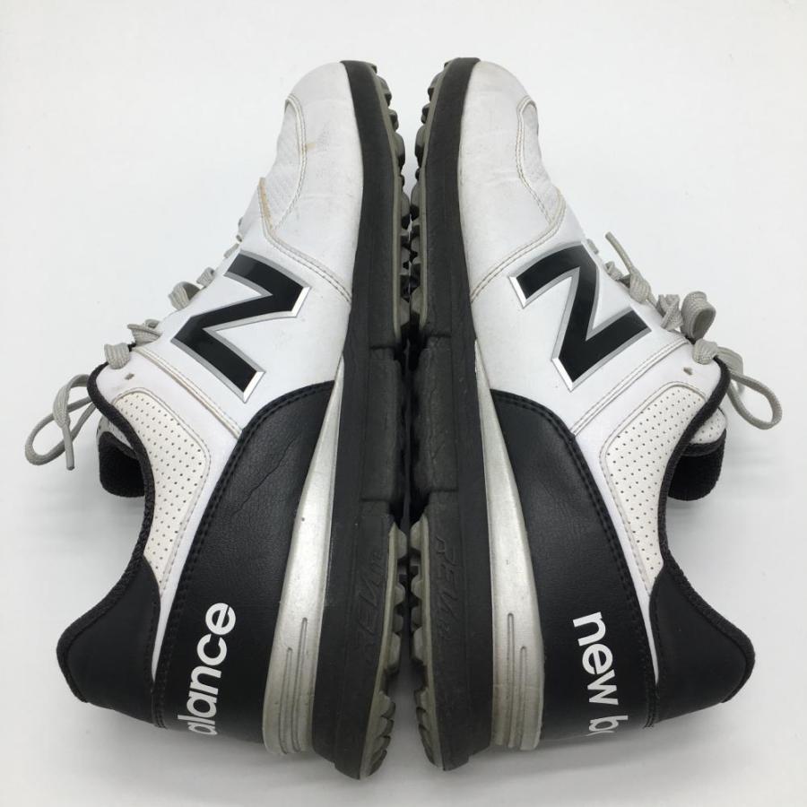 ☆未使用☆ニューバランスゴルフ ゴルフシューズMGB574W2 メンズ 27.5 New Balance（ニューバランス） ゴルフシューズ 白×黒 MGS574W2
