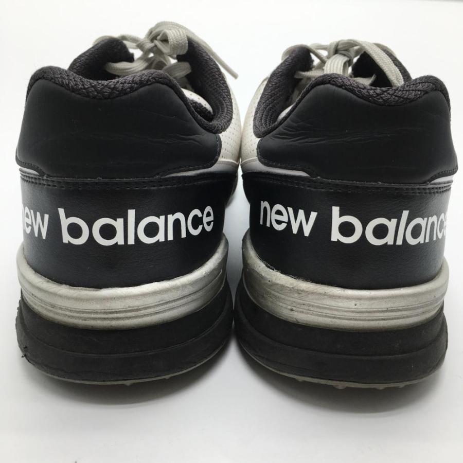 ☆未使用☆ニューバランスゴルフ ゴルフシューズMGB574W2 メンズ 27.5 New Balance（ニューバランス） ゴルフシューズ 白×黒 MGS574W2