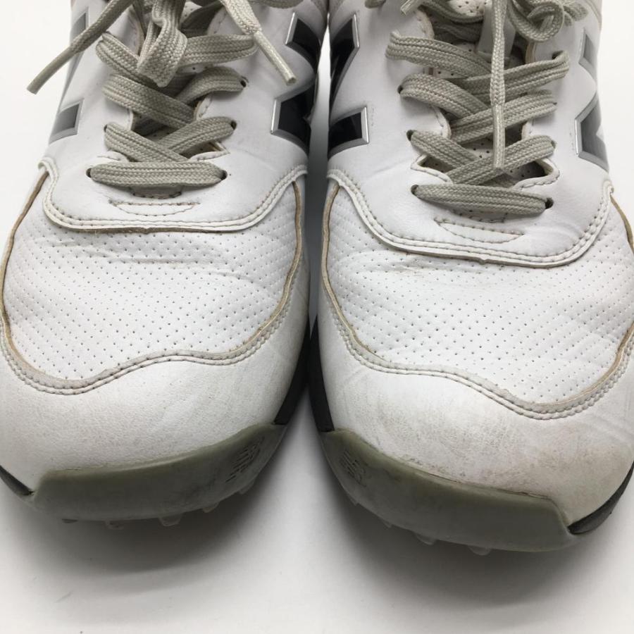 New Balance（ニューバランス） ゴルフシューズ 白×黒 MGS574W2