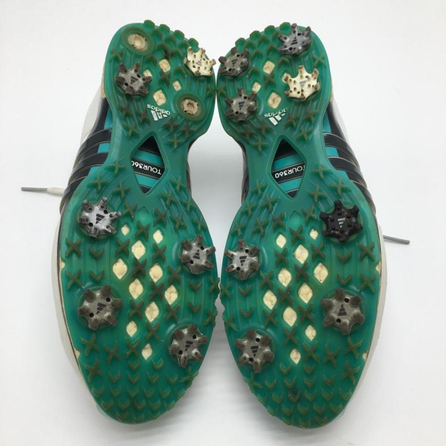 adidas（アディダス） ゴルフシューズ 白×黒 EVN791001 BOOST 3ライン
