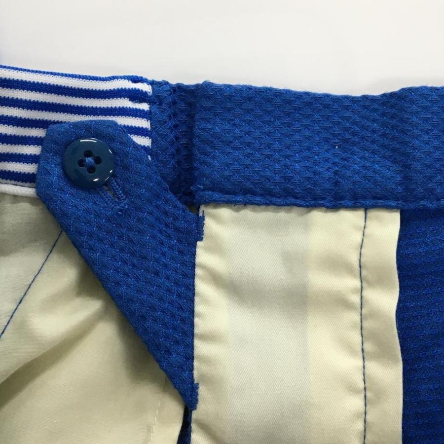 St ANDREWS 【超美品】セントアンドリュース パンツ ブルー×白 織生地