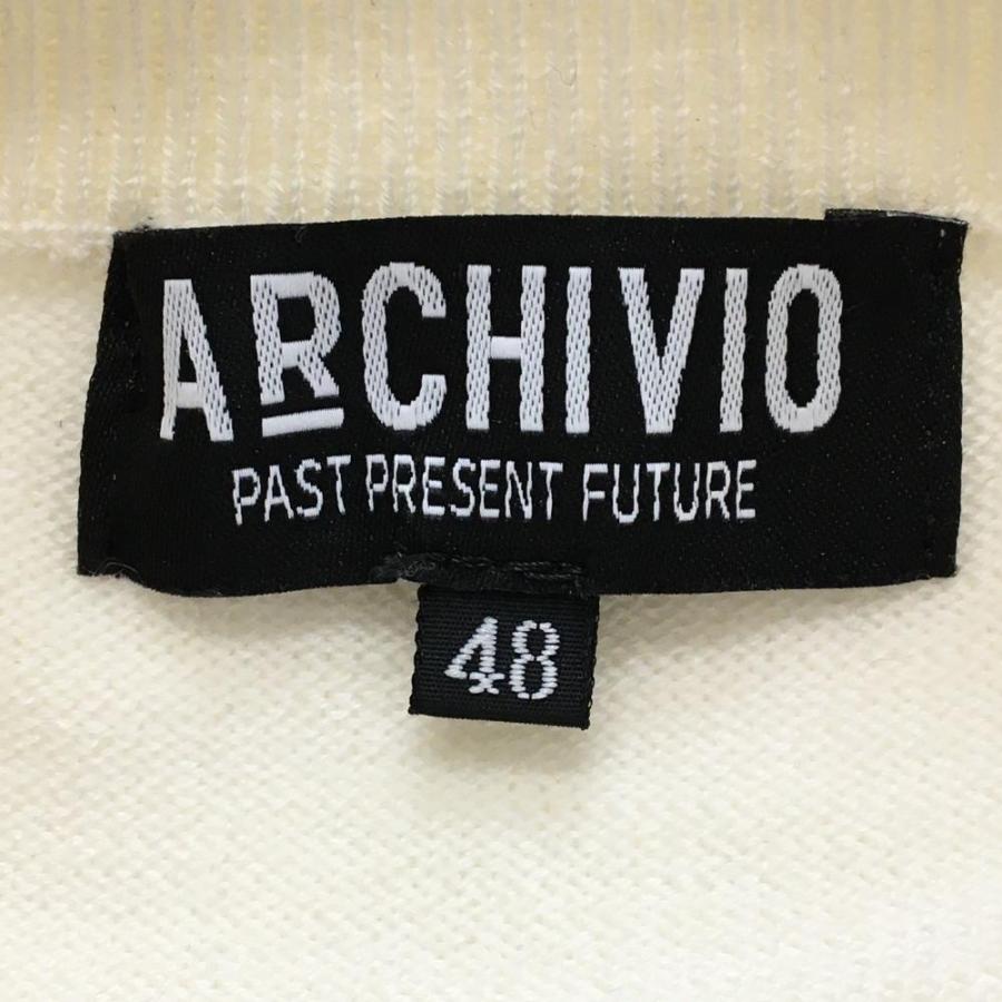 アルチビオ　セーター　48サイズ archivio（アルチビオ） 【超美品】アルチビオ セーター 白×ブルー