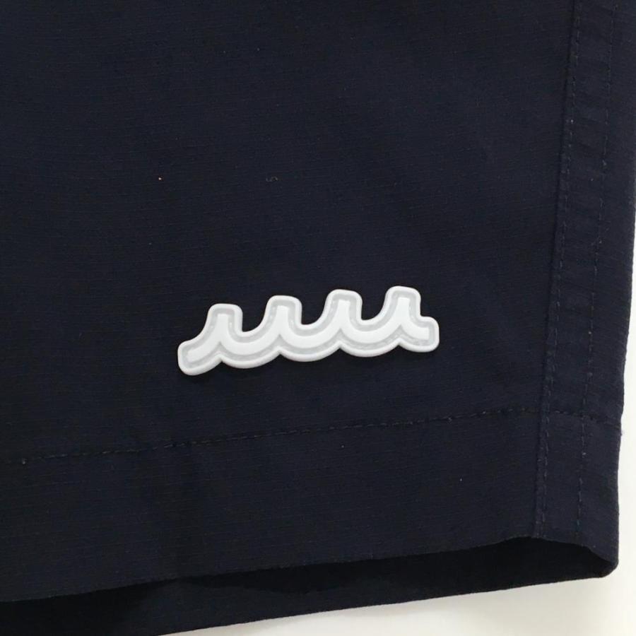 muta MARINE（ムータマリン） ハーフパンツ ネイビー ロゴ白