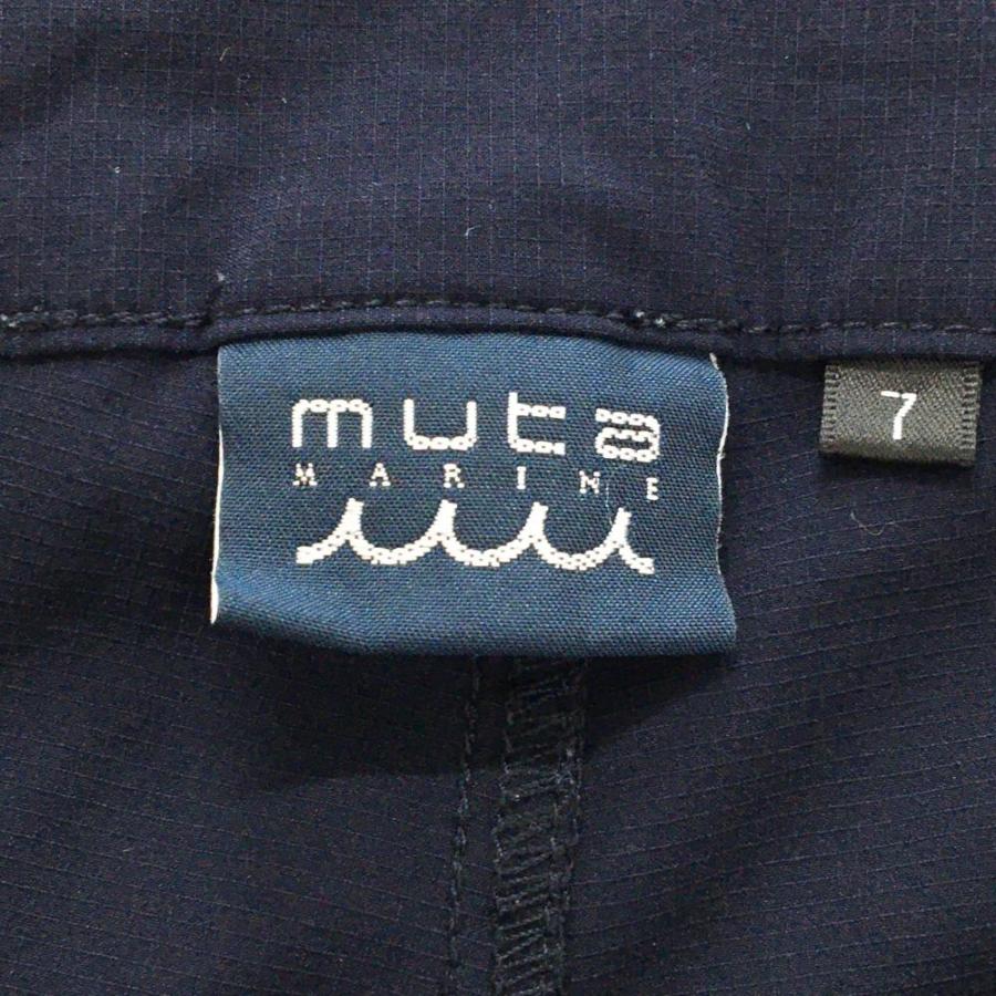 muta MARINE（ムータマリン） ハーフパンツ ネイビー ロゴ白
