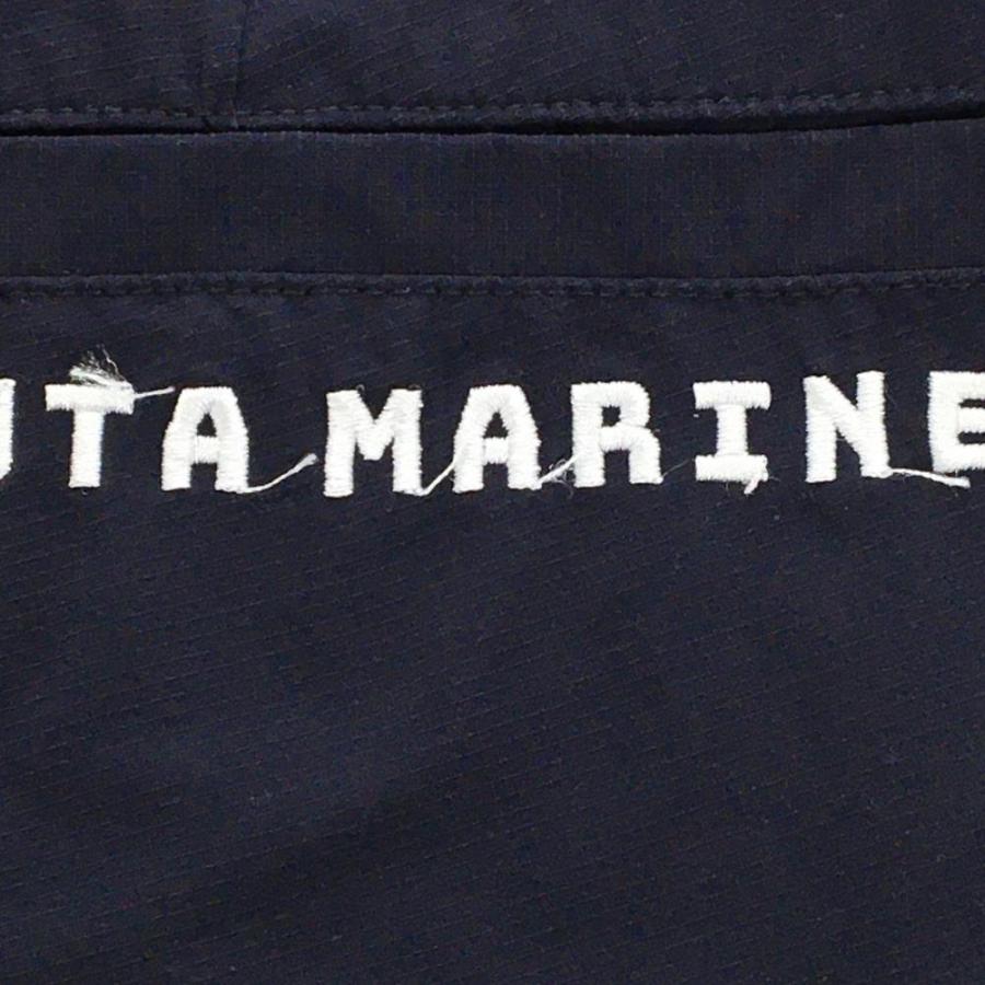 muta MARINE（ムータマリン） ハーフパンツ ネイビー ロゴ白