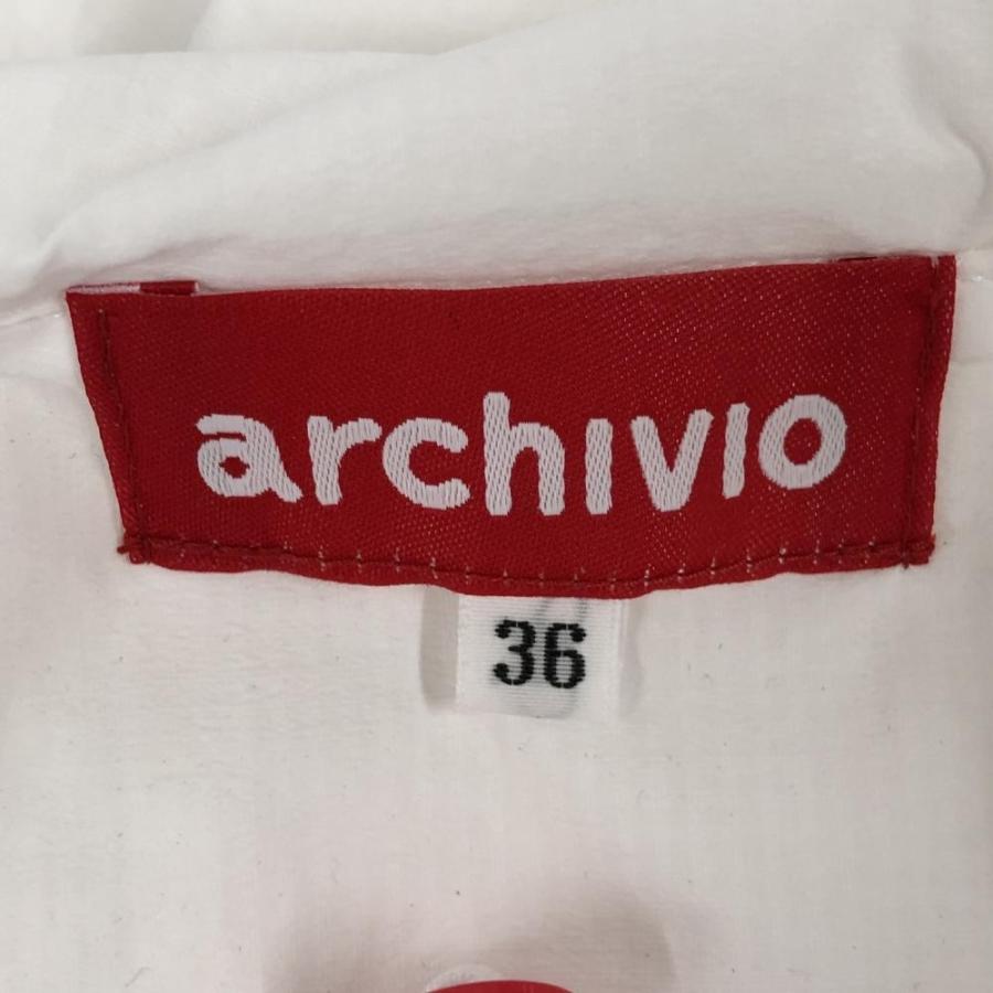 archivio（アルチビオ） 【新品】アルチビオ フード付ブルゾン 白×黒