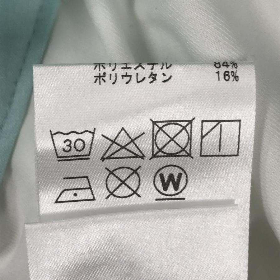 DESCENTE GOLF 【美品】デサントゴルフ スカート ライトブルー×白 裾