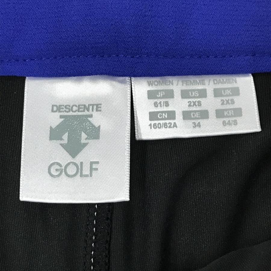 DESCENTE GOLF 【超美品】デサントゴルフ スカート ブルー系×ベージュ