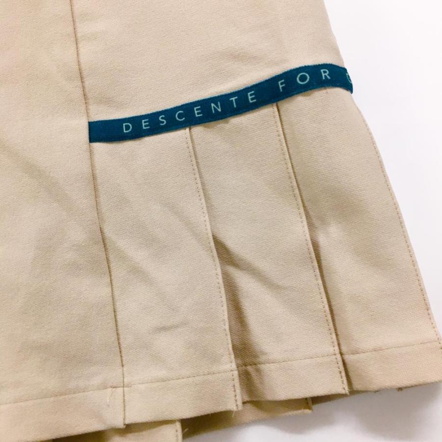 DESCENTE GOLF 【超美品】デサントゴルフ スカート ベージュ×ダーク
