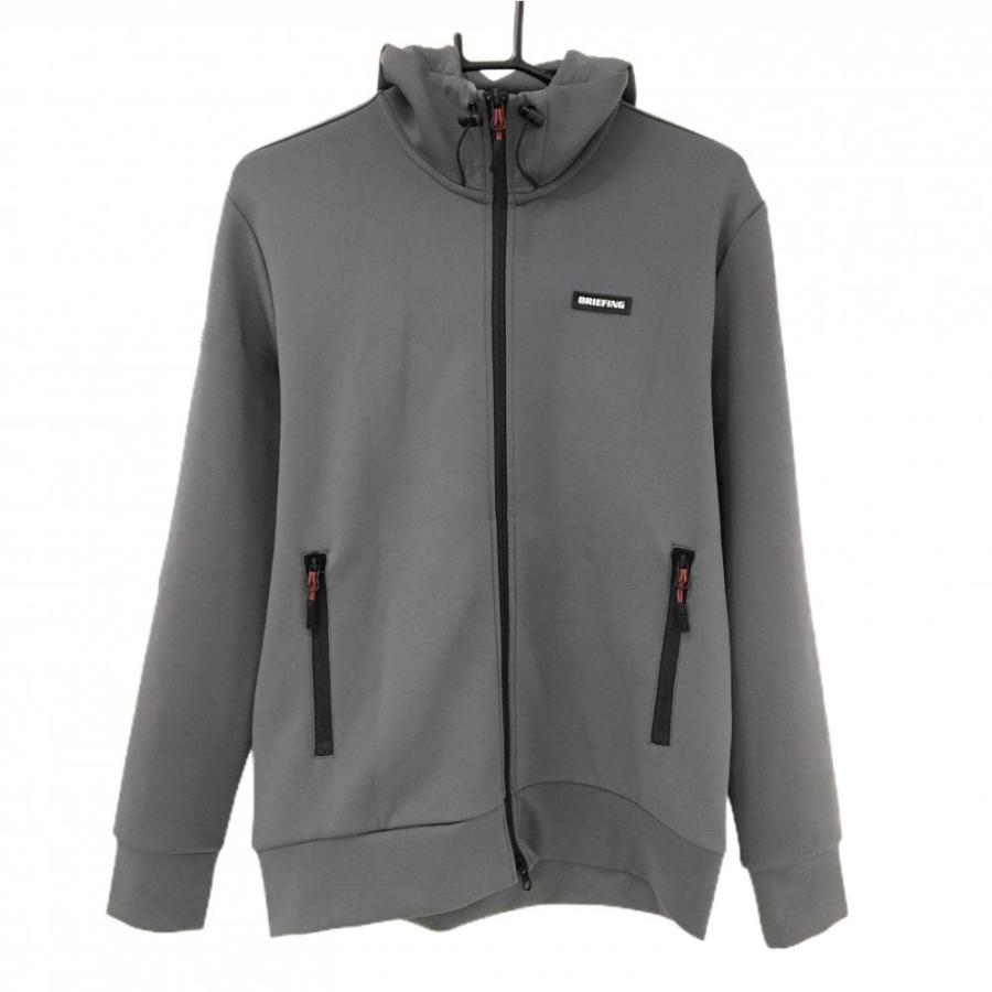 美品　ブリーフィング ジップパーカー　Lサイズ　グレー　XL BRIEFING GOLF（ブリーフィングゴルフ） 【超美品】ブリーフィング