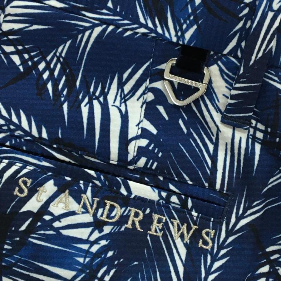 St ANDREWS 【超美品】セントアンドリュース ハーフパンツ 白×ブルー