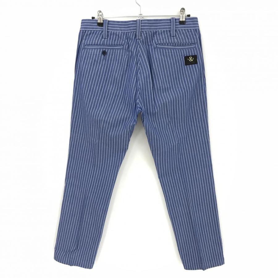 rough & swell ラフアンドスウェル ストライプ パンツ ネイビー S rough & swell ラフアンドスウェル ストライプ パンツ ネイビー S