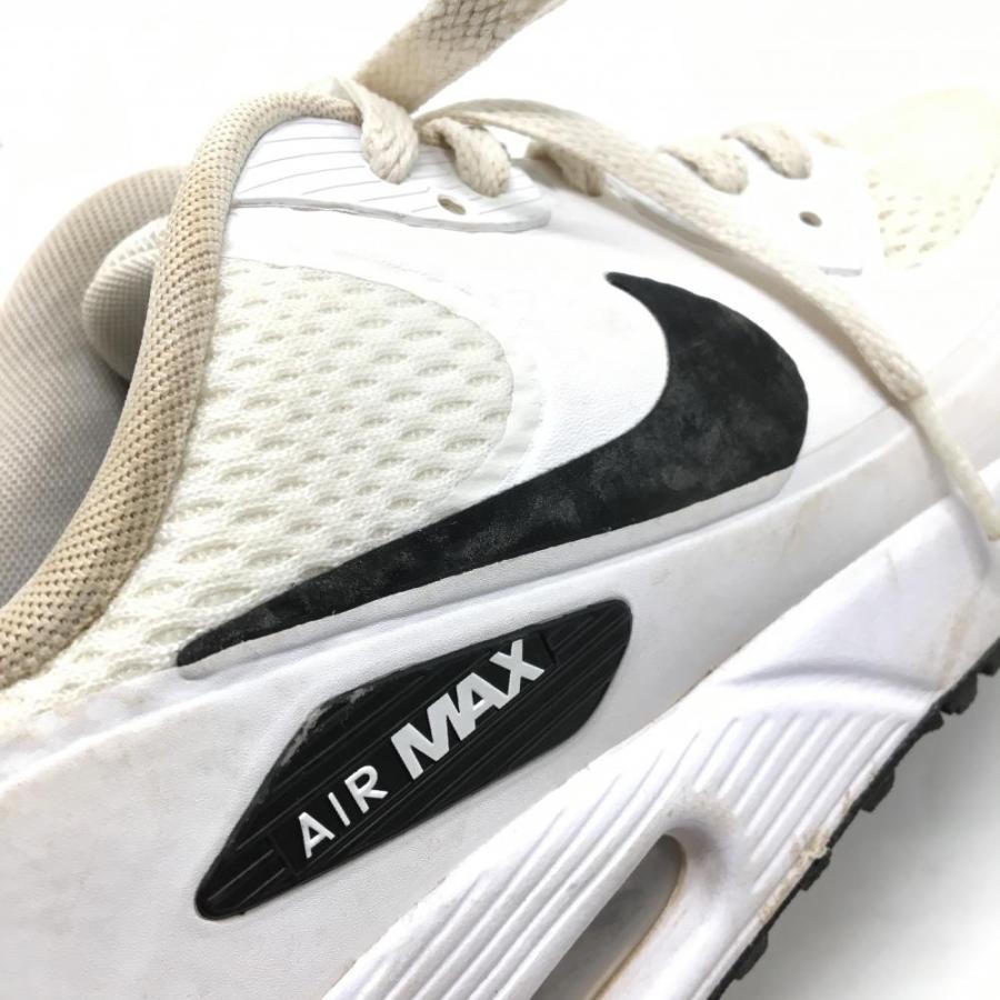 NIKE（ナイキ） ゴルフシューズ 白×黒 CU9978-101 AIRMAX 90G スパイク
