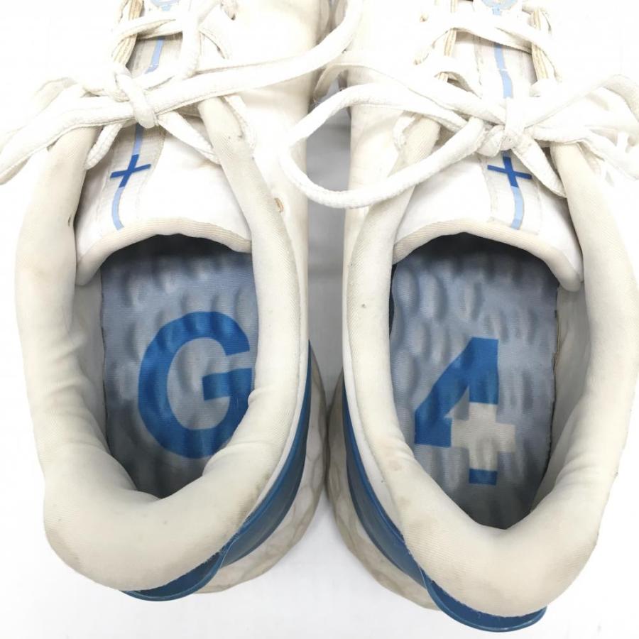 ジーフォア ゴルフシューズ 白系×ブルー G4LF21EF26 スパイクレス メンズ 25.0 ゴルフウェア G/FORE G/FORE（ジーフォア） ゴルフシューズ 白系×ブルー G4LF21EF26