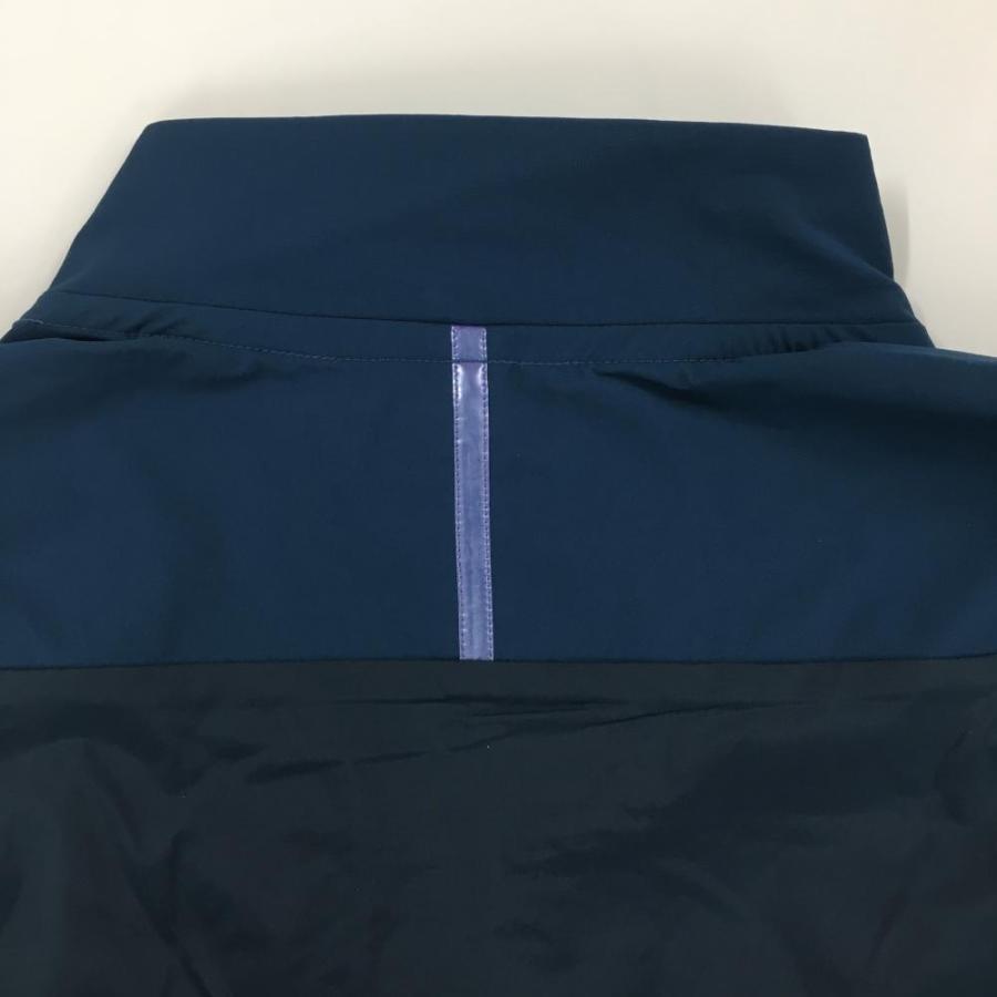 【超美品】ニューバランスゴルフ ナイロンジャケット グリーンブルー×グリーンネイビー系 メンズ 6(XL) ゴルフウェア New Balance New Balance Golf（ニューバランスゴルフ） 【超美品】ニューバランス