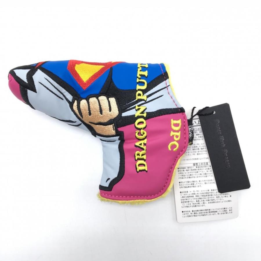 【新品】ダンスウィズドラゴン パターカバー ピンク×ブルー ピン型 スーパーマン ヘッドカバー ゴルフ Dance With Dragon Dance With Dragon（ダンスウィズドラゴン） 【新品】ダンスウィズ