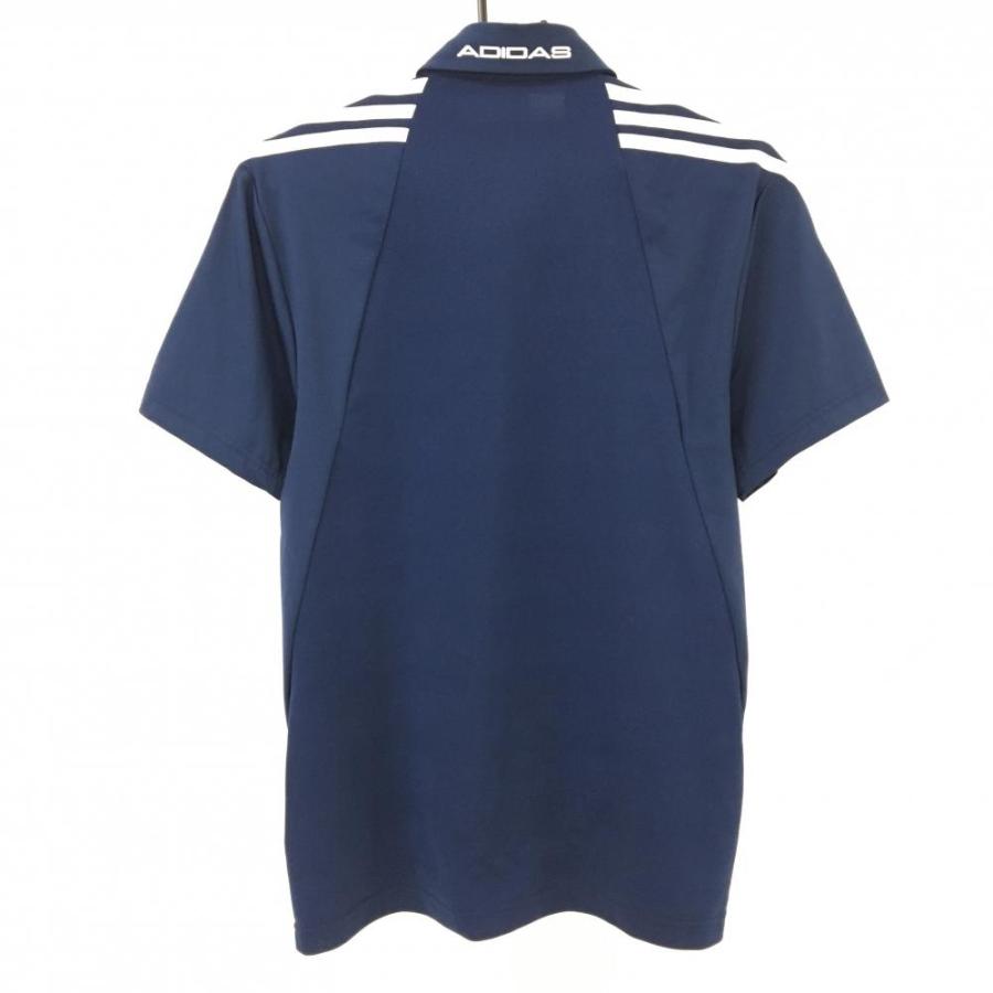 adidas（アディダス） 【超美品】アディダス 半袖ポロシャツ ネイビー