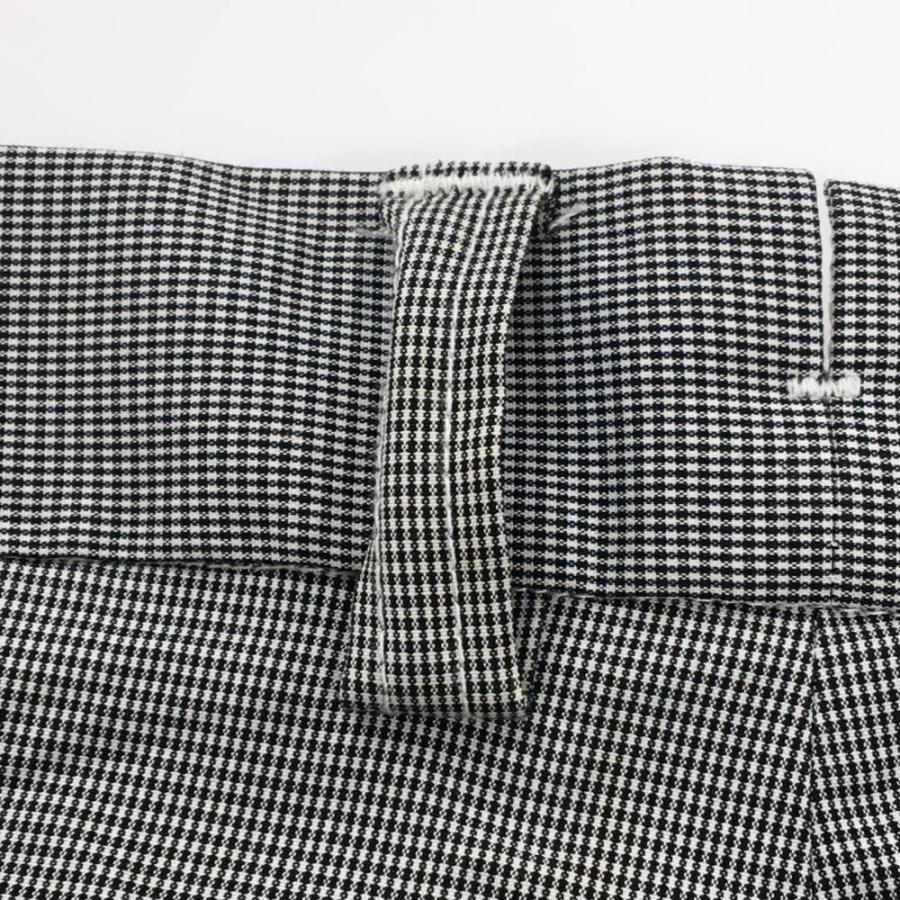 アシュワース スリムフィット グレー系チェックパンツ ASHWORTH（アシュワース） パンツ グレー 細目チェック メンズ 85