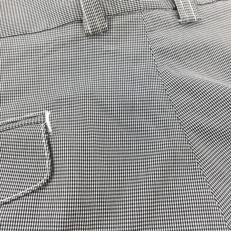 アシュワース スリムフィット グレー系チェックパンツ ASHWORTH（アシュワース） パンツ グレー 細目チェック メンズ 85