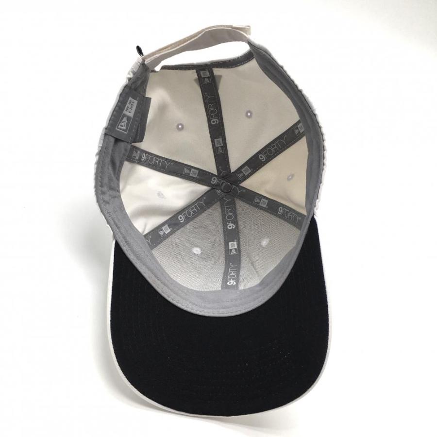 NEW ERA（ニューエラ） キャップ 白×黒 フロント刺しゅう ゴルフウェア