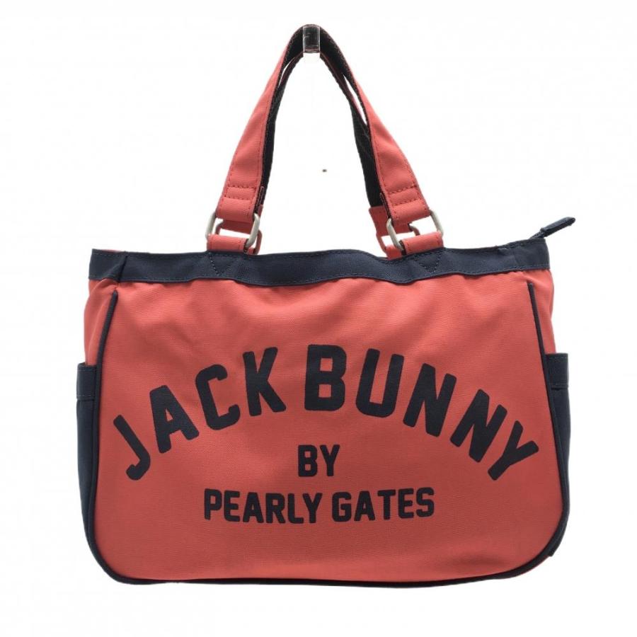 Jack Bunny!!（ジャックバニー） カートバッグ レッド×ネイビー ロゴ