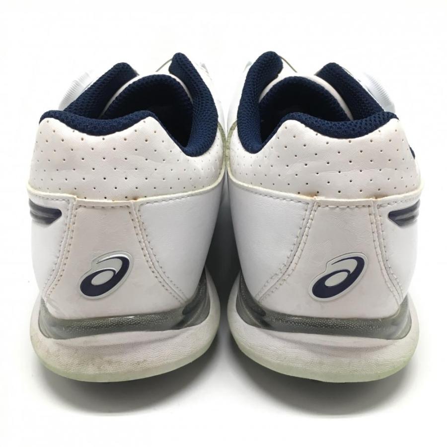 ASICS（アシックス） 【美品】アシックス ゴルフシューズ 白×ネイビー