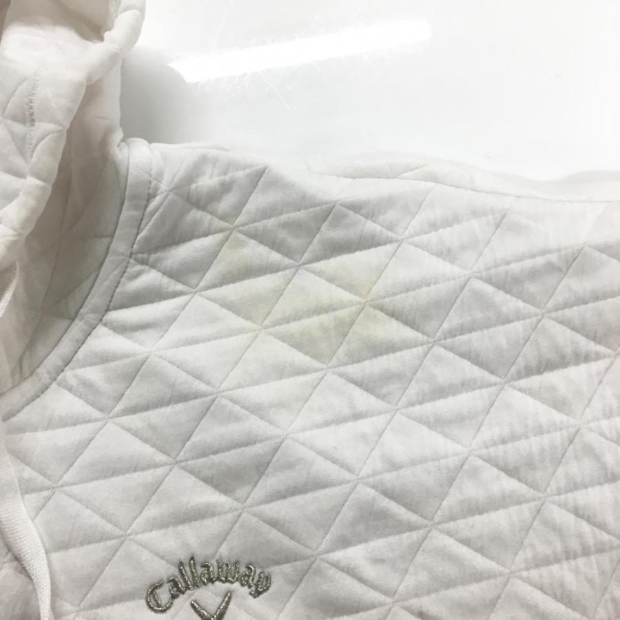 Callaway（キャロウェイ） ジップパーカー 白 キルティング レディース