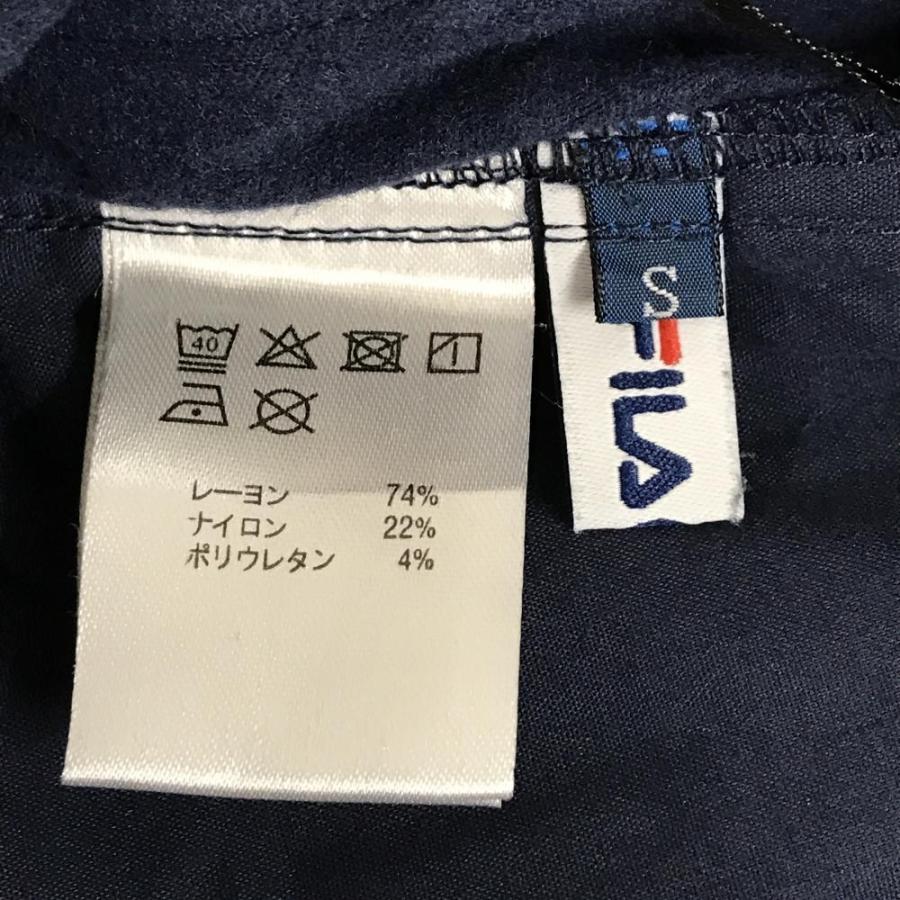 FILA GOLF 【超美品】フィラゴルフ スカート ネイビー 複数ワッペン 裏