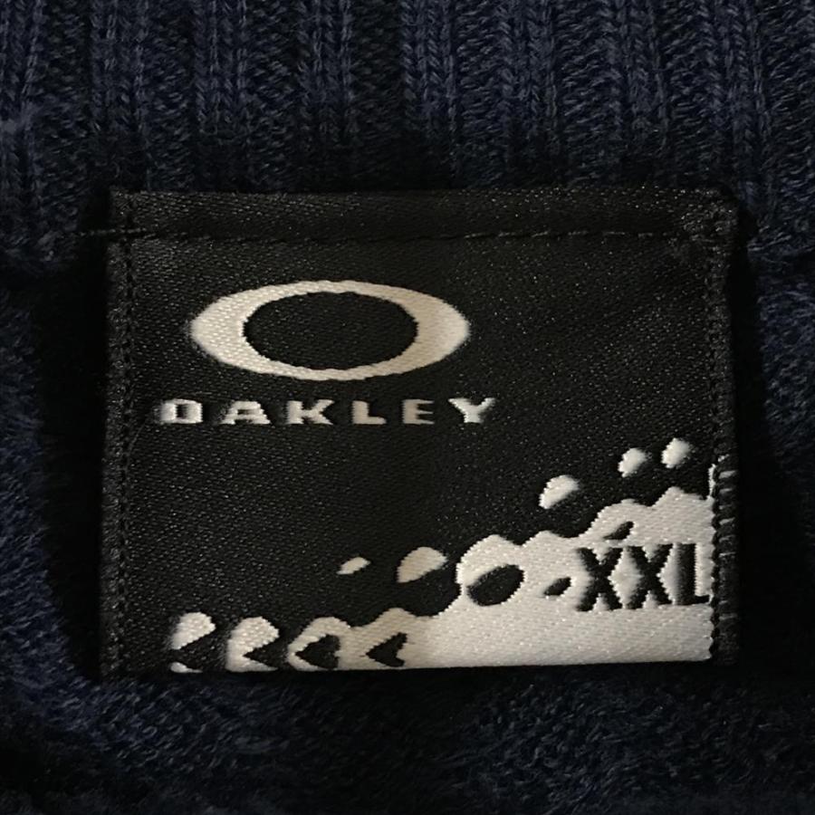 OAKLEY（オークリー） ハイネックセーター ネイビー ハーフジップ