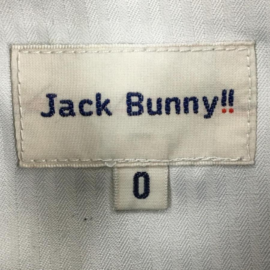 Jack Bunny!!（ジャックバニー） パンツ ダークグレー×白 ロゴ白