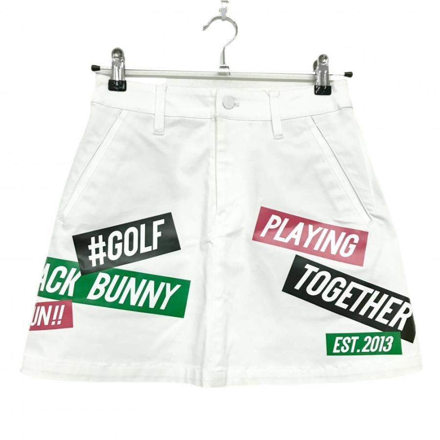 ♡momo♡　新品　ジャックバニー　スカート　春夏　ストレッチ　ホワイト Jack Bunny!!（ジャックバニー） 【未使用品】ジャックバニー スカート