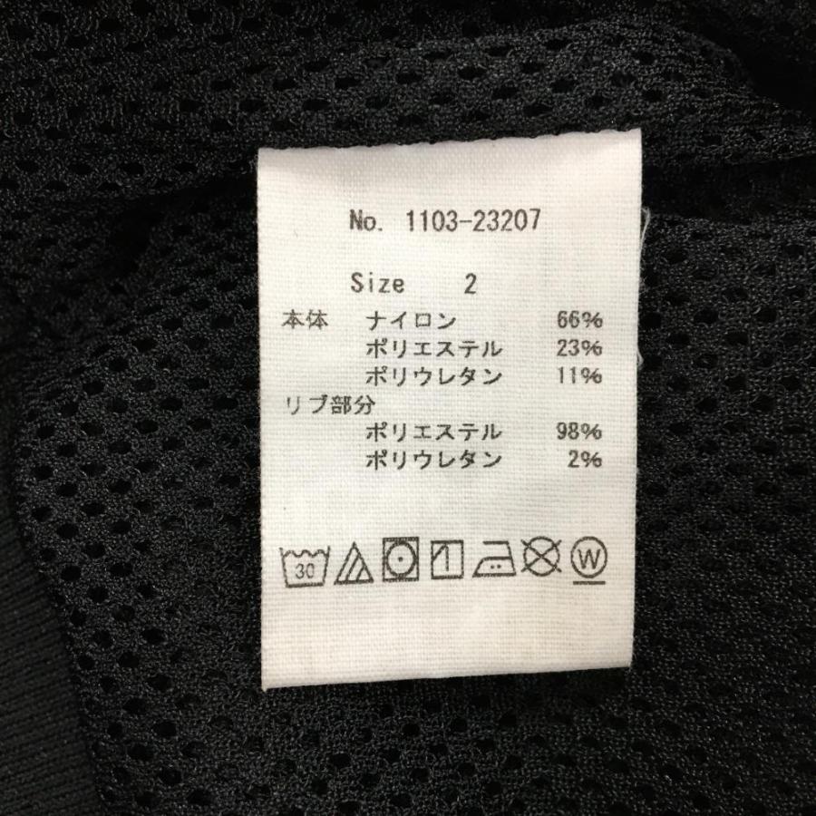 CPG GOLF 【美品】CPG ジャケットブルゾン 黒 胸ロゴ 地模様 裏地
