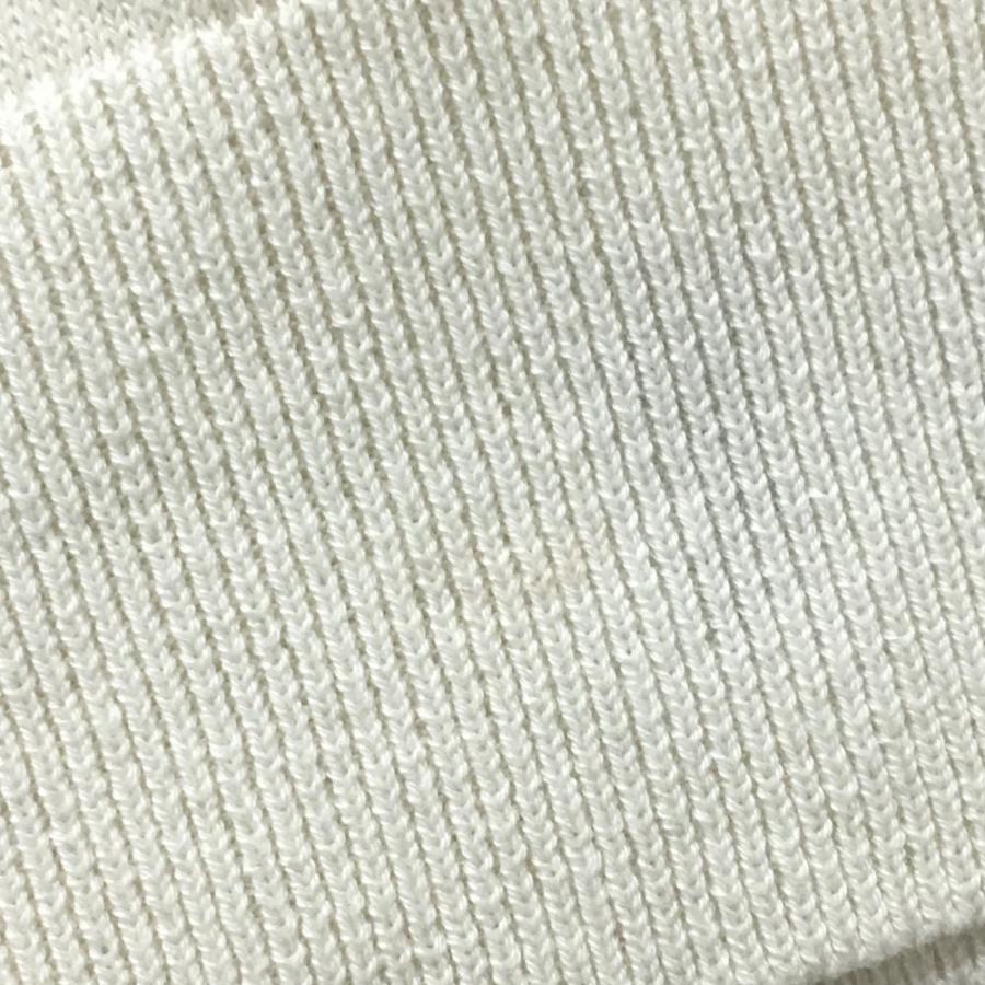 CPG GOLF 【美品】CPG セーター 白×黒 袖ロゴ Vネック ニット