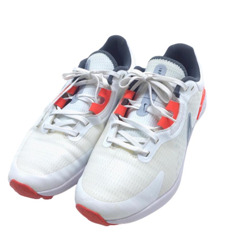 NIKE（ナイキ） ゴルフシューズ 白×レッド DM8449-106 インフィニティ